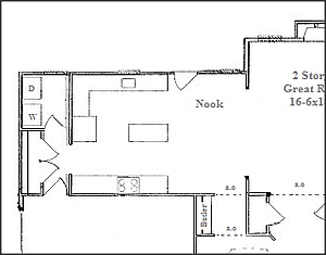 Kitchen Floor Plans With Island And Walk In Pantry Kitchen