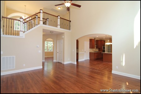 Two story living rooms