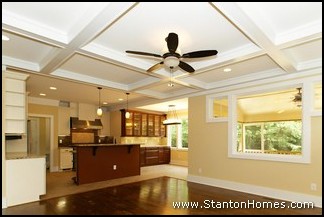 Vaulted Ceiling Treatments How To Create An Open Floor Plan
