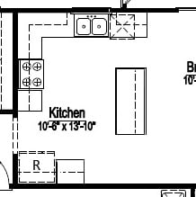 How To Read A Kitchen Floor Plan Kitchen Floor Plan Design