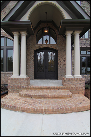 One Or Two Front Doors Dual Entry Design North Carolina Homes