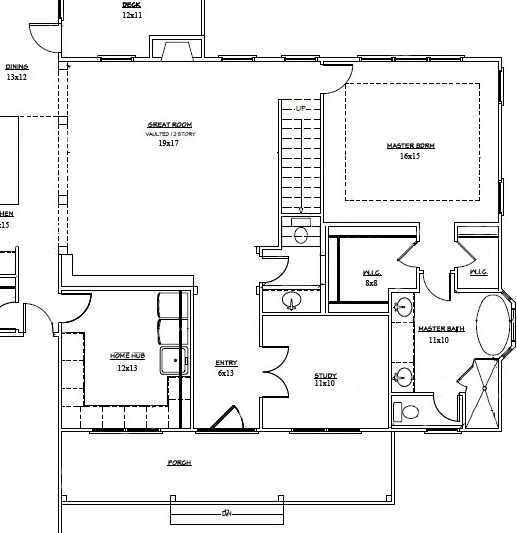 Staircase Floor Plan - Home Design