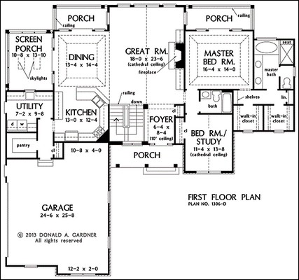 One Story Floor Plans With Basements