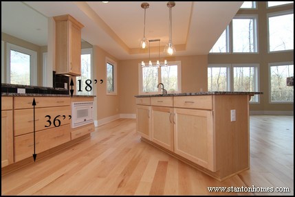 Standard Kitchen Counter Height For Raleigh New Homes